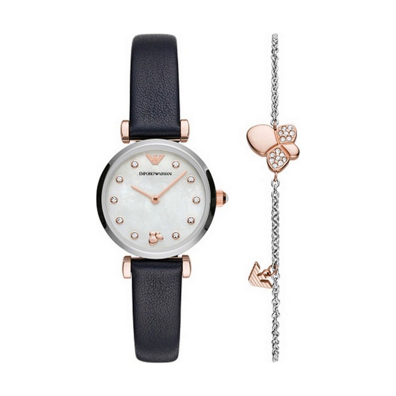 Montre Femme Emporio Armani GIANNI T-BAR Special Pack + bracelet (Ø 28 mm) - Acheter à 197,57 € seulement chez Collector's Bouti