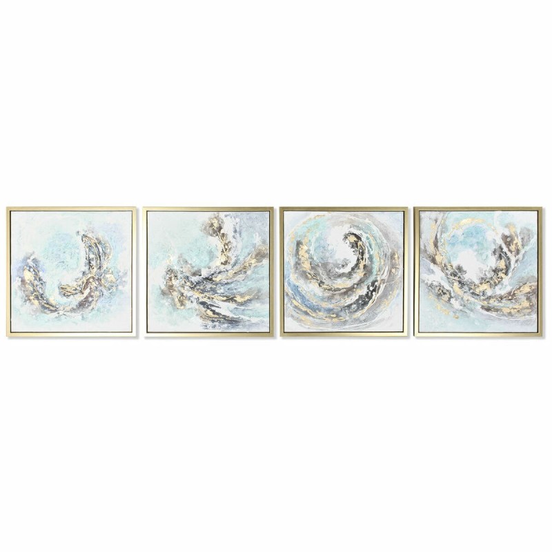 Cadre DKD Home Decor Abstrait Moderne (55 x 4 x 55 cm) (4 Unités) - Acheter à 167,70 € seulement chez Collector's Boutique