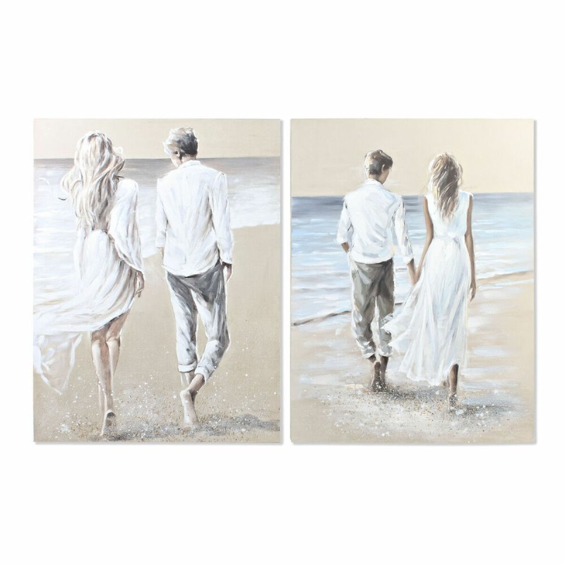 Cadre DKD Home Decor S3017829 Plage méditerranéen (90 x 4 x 120 cm) (2 Unités) - Acheter à 186,13 € seulement chez Collector's B