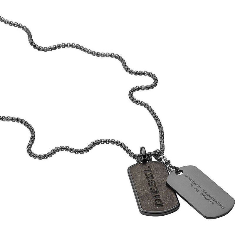 Collier Homme Diesel DOUBLE DOGTAGS - Acheter à 99,88 € seulement chez Collector's Boutique