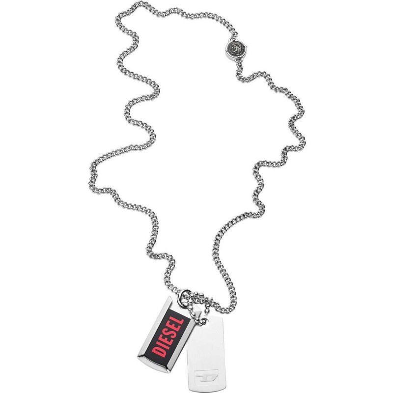 Collier Homme Diesel DOUBLE DOG TAGS - Acheter à 71,05 € seulement chez Collector's Boutique