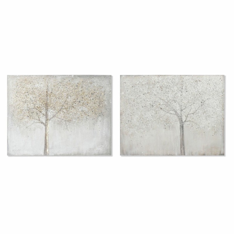 Cadre DKD Home Decor Toile Arbre (100 x 3,8 x 80 cm) (2 Unités) - Acheter à 136,48 € seulement chez Collector's Boutique