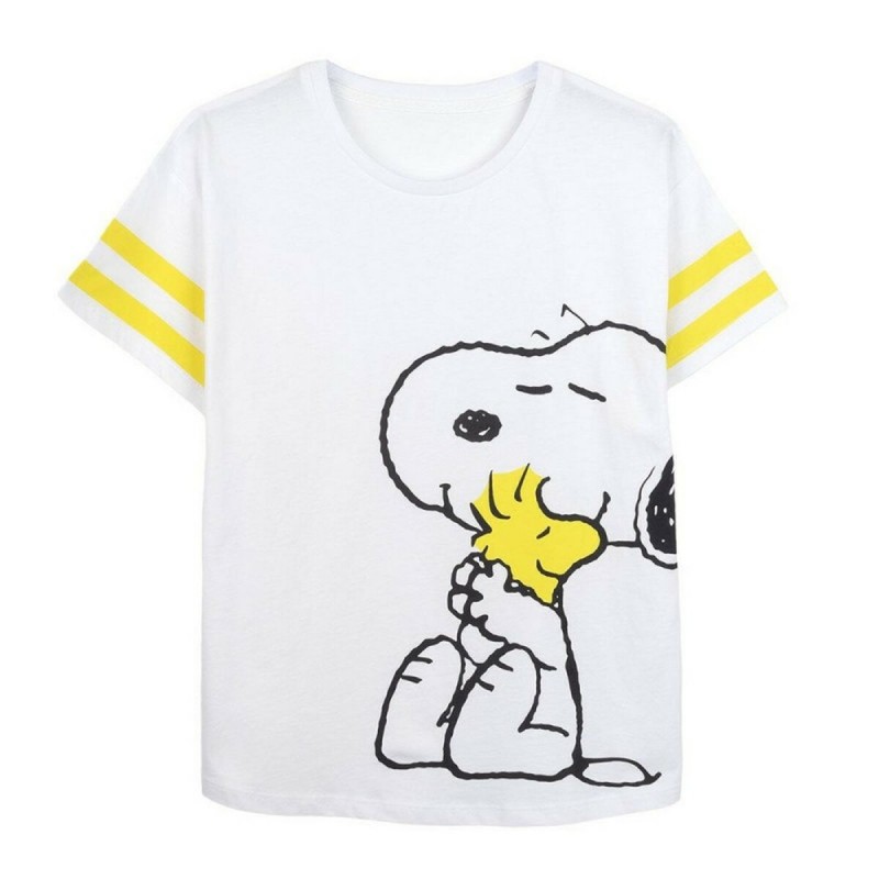 T-shirt à manches courtes femme Snoopy (Taille XS) (Reconditionné A+) - Acheter à 11,42 € seulement chez Collector's Boutique