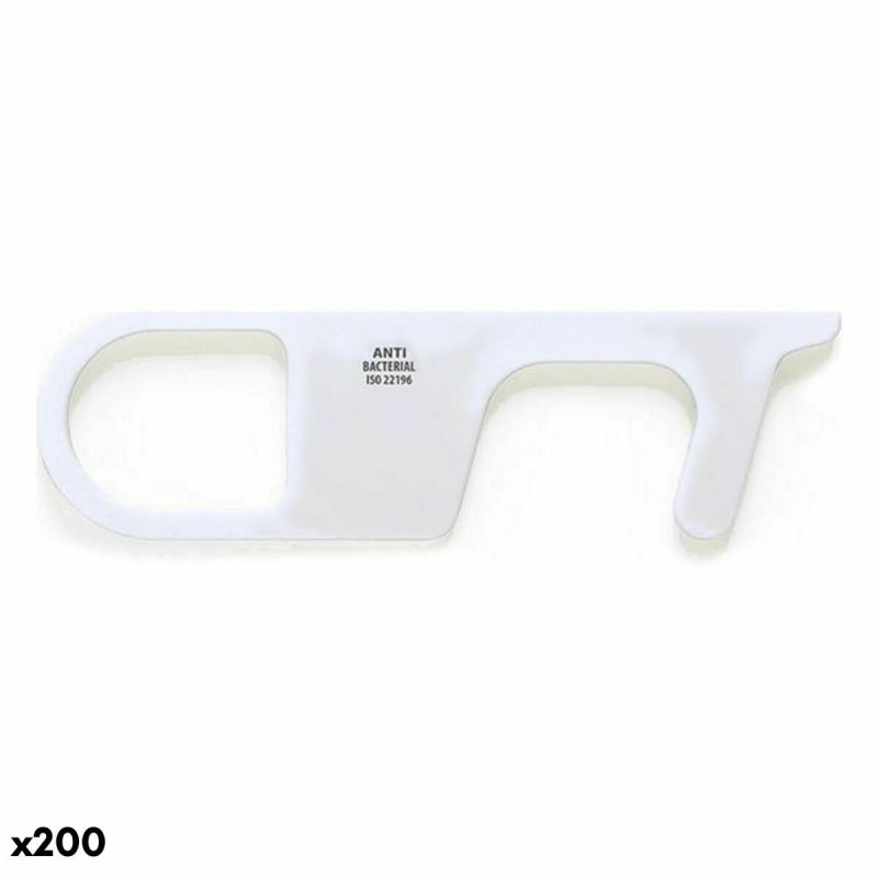 Porte-clés ouvre-porte hygiénique 146662 Blanc (200 Unités) - Acheter à 26,45 € seulement chez Collector's Boutique