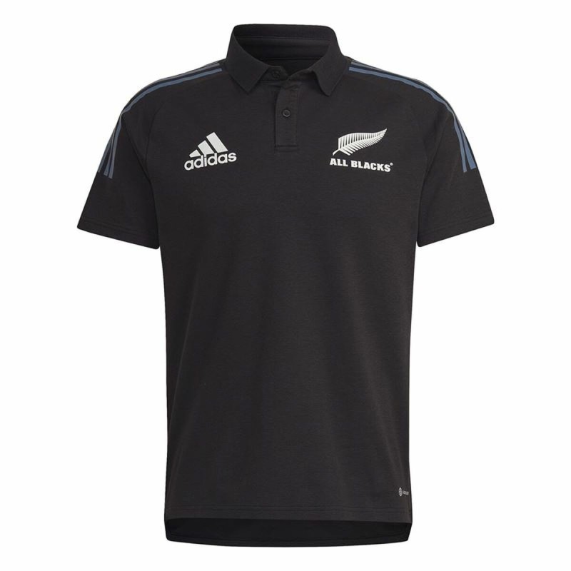 Polo à manches courtes homme Adidas All Black Noir - Acheter à 39,29 € seulement chez Collector's Boutique