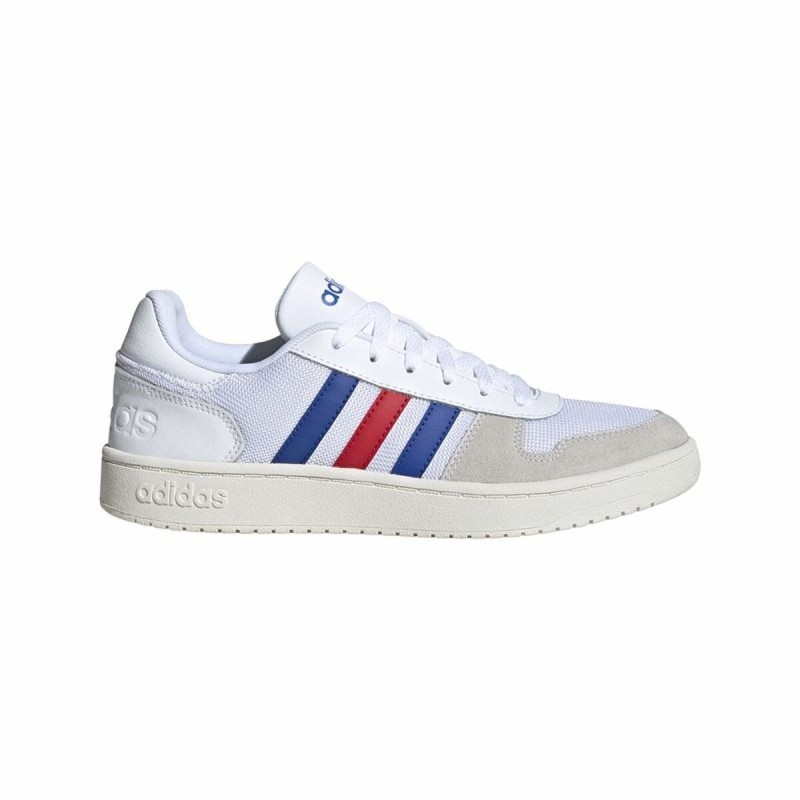 Chaussures casual homme Adidas Hoops 2.0 Blanc - Acheter à 47,15 € seulement chez Collector's Boutique