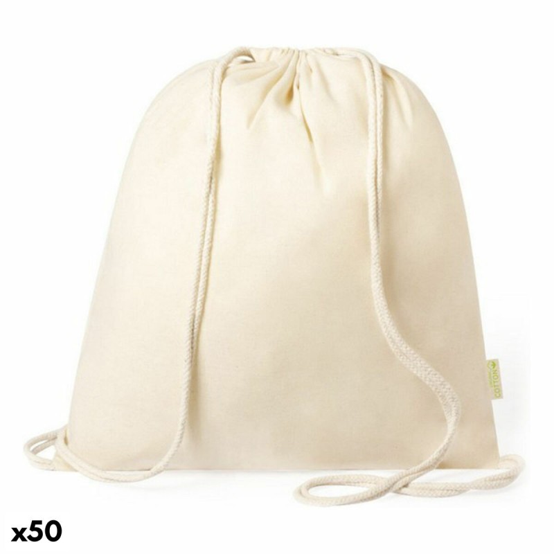 Sac à dos serré par des ficelles 146390 Naturel (50 Unités) - Acheter à 75,20 € seulement chez Collector's Boutique