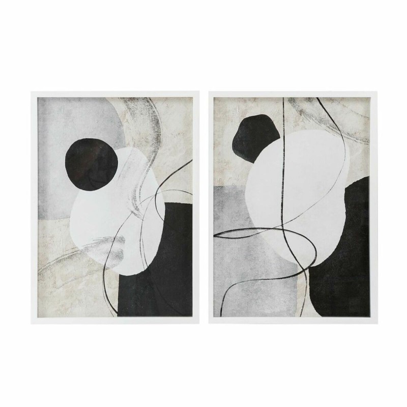 Cadre DKD Home Decor Abstrait Moderne (50 x 2,5 x 70 cm) (2 Unités) - Acheter à 92,56 € seulement chez Collector's Boutique