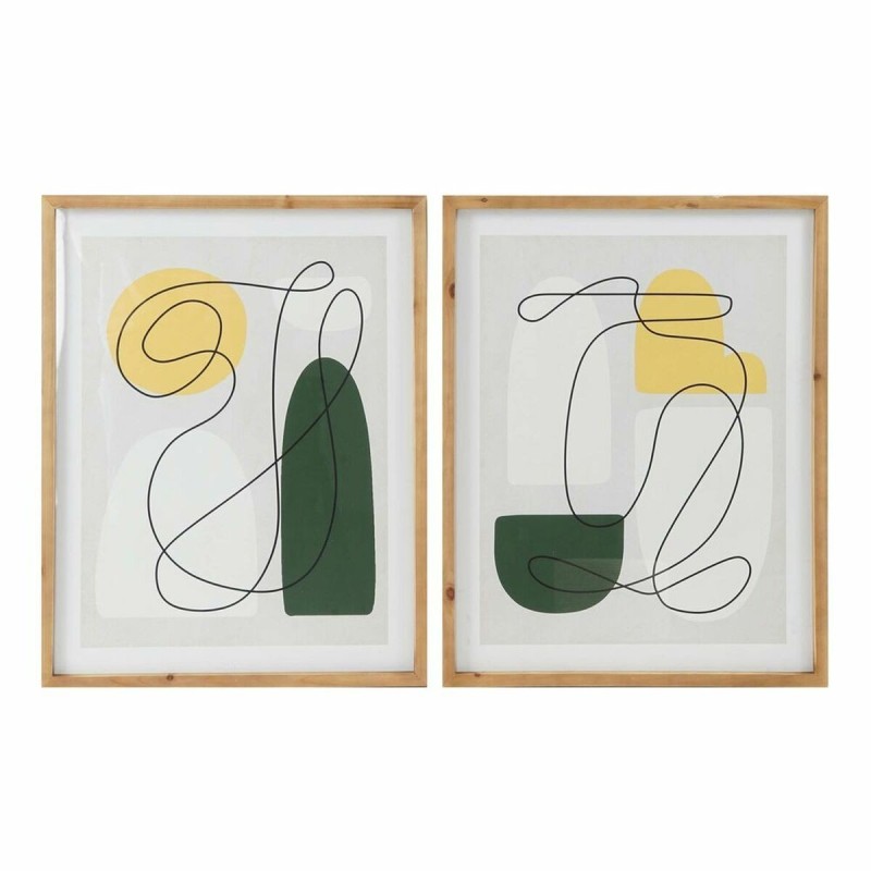 Cadre DKD Home Decor S3017921 Abstrait (55 x 2 x 70 cm) (2 Unités) - Acheter à 97,10 € seulement chez Collector's Boutique