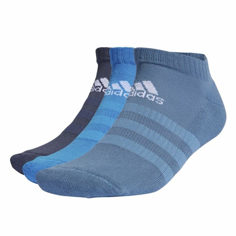 Chaussettes Chevilles Adidas 3 paires Bleu foncé - Acheter à 11,24 € seulement chez Collector's Boutique