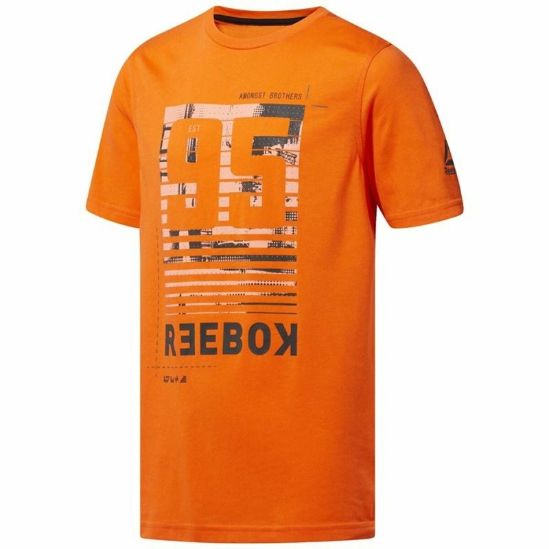 T-shirt à manches courtes homme Reebok Sportswear Rebelz Orange - Acheter à 12,05 € seulement chez Collector's Boutique