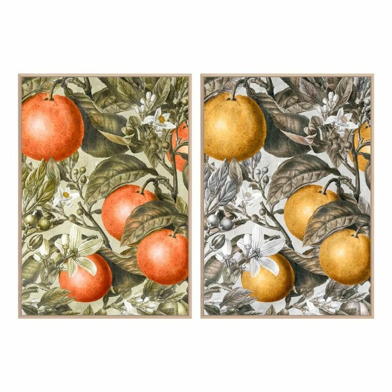 Cadre DKD Home Decor Fruits (53 x 4,5 x 73 cm) (2 Unités) - Acheter à 54,68 € seulement chez Collector's Boutique