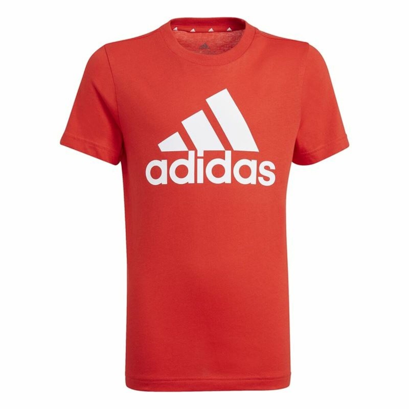 T shirt à manches courtes Adidas Essentialsvivid Rouge - Acheter à 15,18 € seulement chez Collector's Boutique