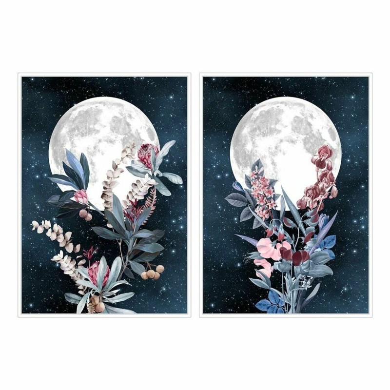 Cadre DKD Home Decor S3017940 Lune Moderne (83 x 4,5 x 123 cm) (2 Unités) - Acheter à 112,25 € seulement chez Collector's Boutiq