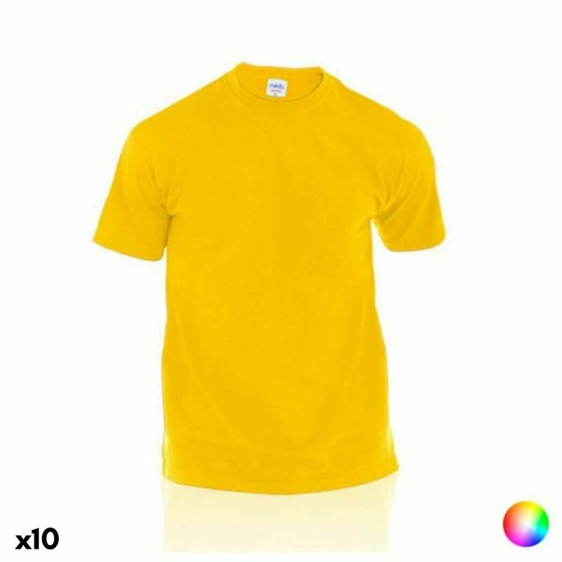 T-shirt à manches courtes unisex 144197 (10 Unités) - Acheter à 16,73 € seulement chez Collector's Boutique