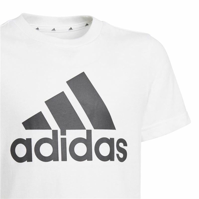 T shirt à manches courtes Adidas EssentialsBlanc - Acheter à 16,87 € seulement chez Collector's Boutique