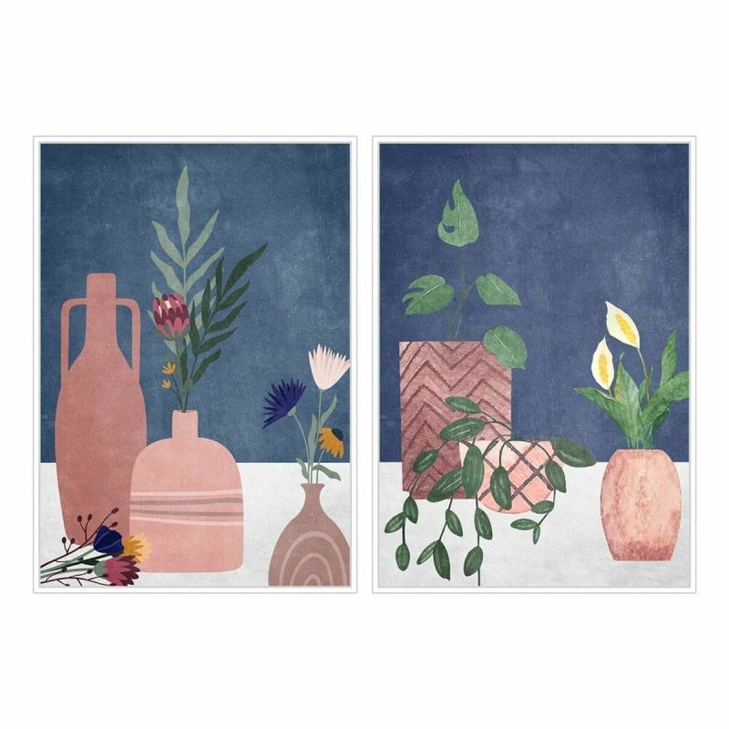 Cadre DKD Home Decor Vase (53 x 4,3 x 73 cm) (2 Unités) - Acheter à 54,68 € seulement chez Collector's Boutique