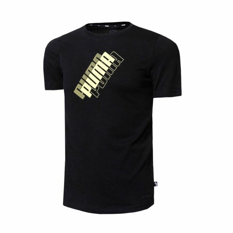 T-shirt à manches courtes enfant Puma Power Logo Noir - Acheter à 17,81 € seulement chez Collector's Boutique