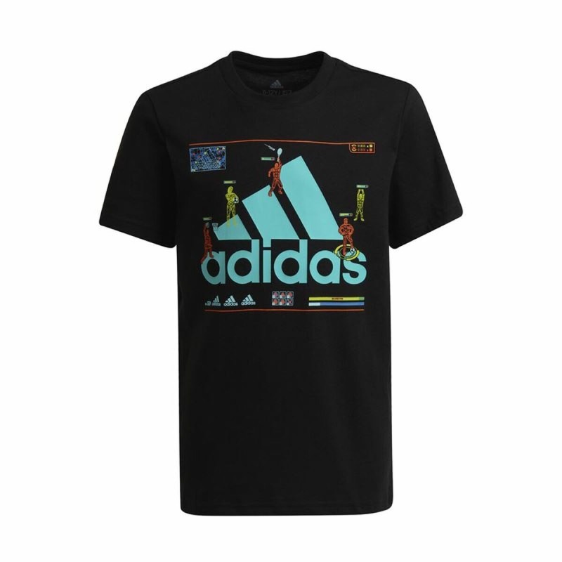 T shirt à manches courtes Adidas Gaming Graphic Noir - Acheter à 18,72 € seulement chez Collector's Boutique