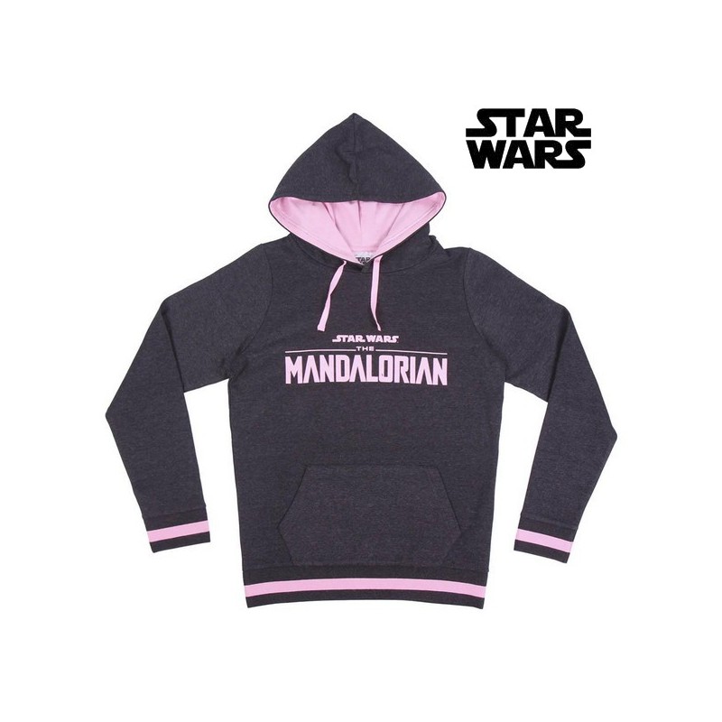 Sweat à capuche femme The Mandalorian Gris - Acheter à 21,00 € seulement chez Collector's Boutique