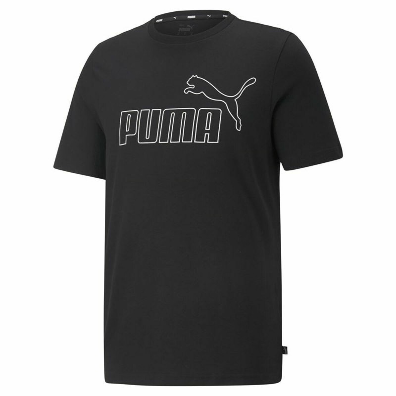 T-shirt à manches courtes homme Puma Essentials Elevated Noir - Acheter à 21,88 € seulement chez Collector's Boutique