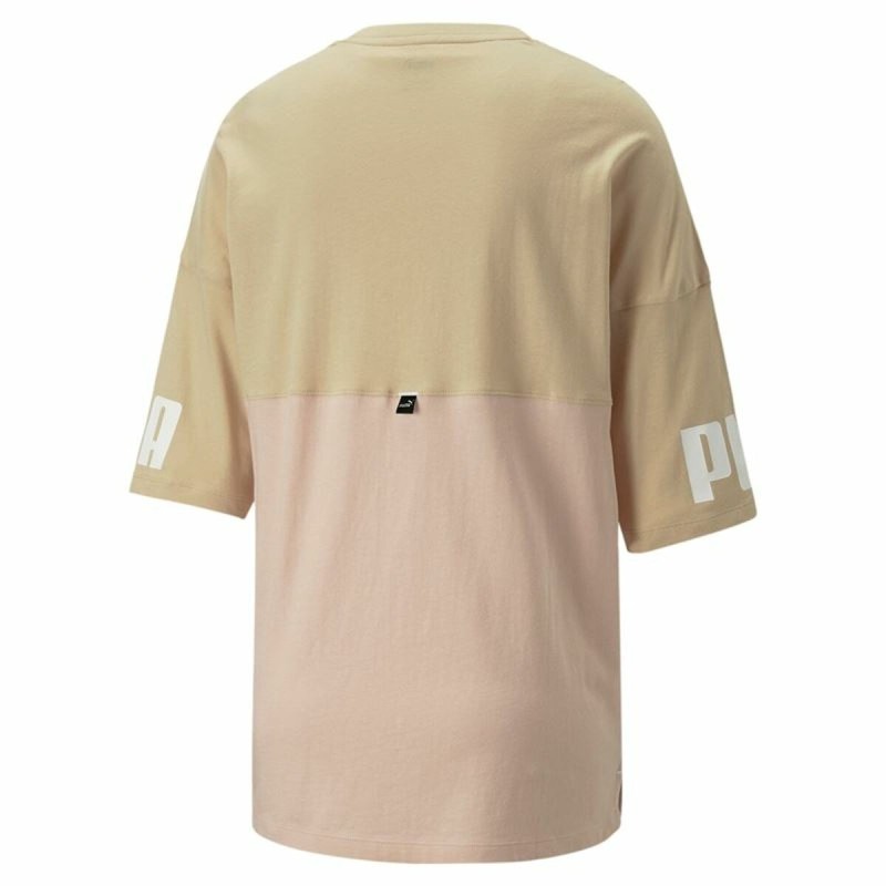 T-shirt à manches courtes femme Puma Colorblock Beige - Acheter à 21,98 € seulement chez Collector's Boutique