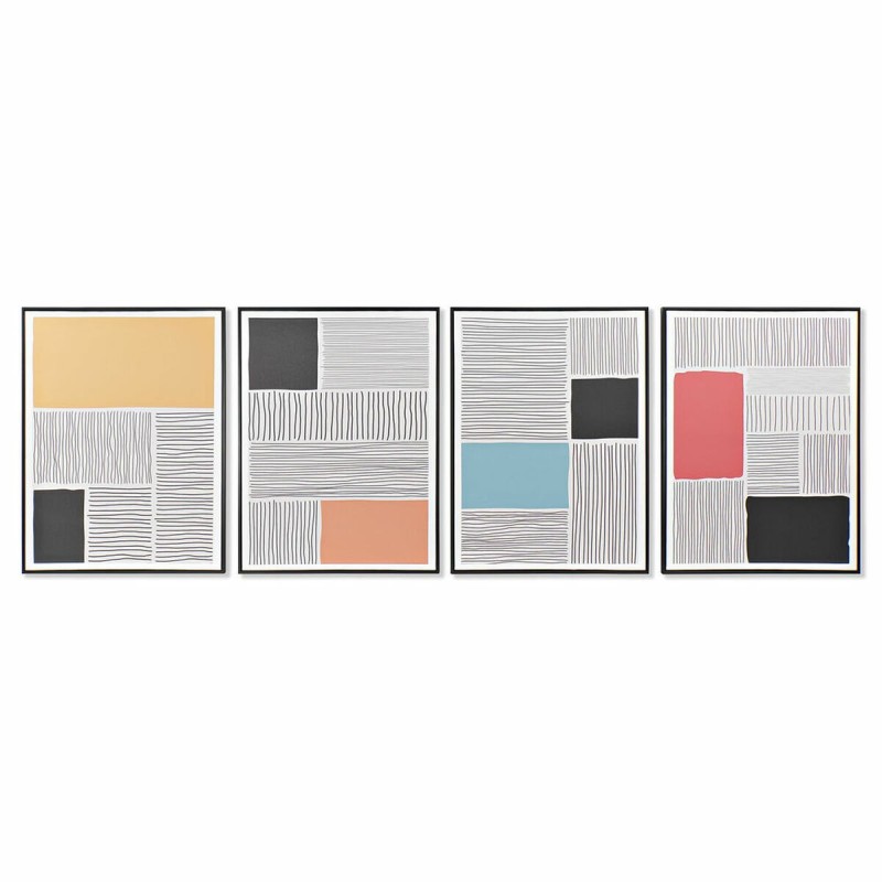 Cadre DKD Home Decor S3018015 Abstrait (60 x 3 x 80 cm) (4 Unités) - Acheter à 67,70 € seulement chez Collector's Boutique