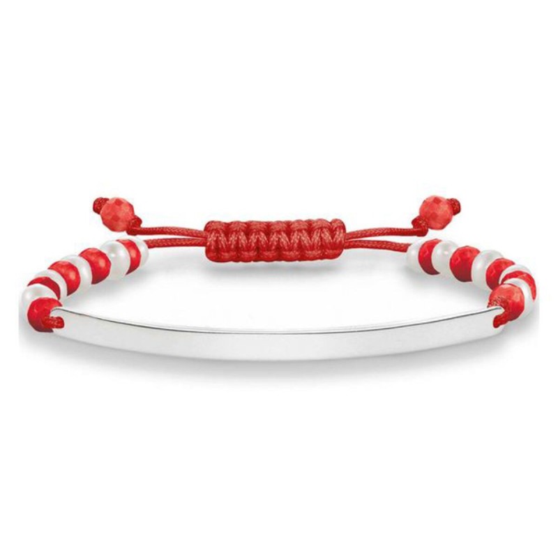 Bracelet Femme Thomas Sabo Rouge Argent Argenté - Acheter à 45,28 € seulement chez Collector's Boutique