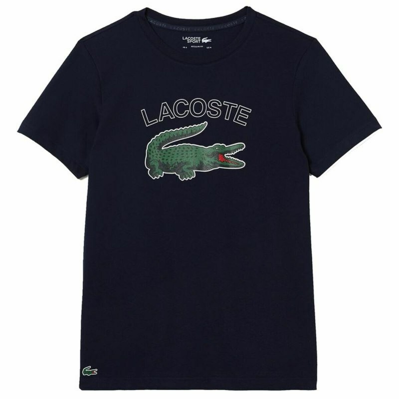 T-shirt à manches courtes homme Lacoste Sport Blue marine - Acheter à 51,07 € seulement chez Collector's Boutique