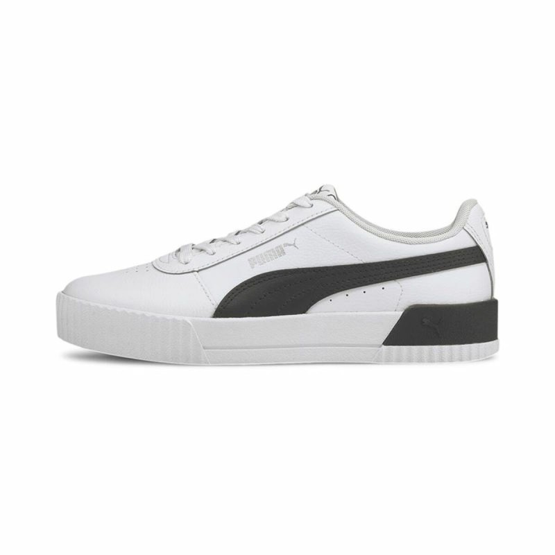 Chaussures de sport pour femme Puma Puma Carina Leather Blanc - Acheter à 51,42 € seulement chez Collector's Boutique