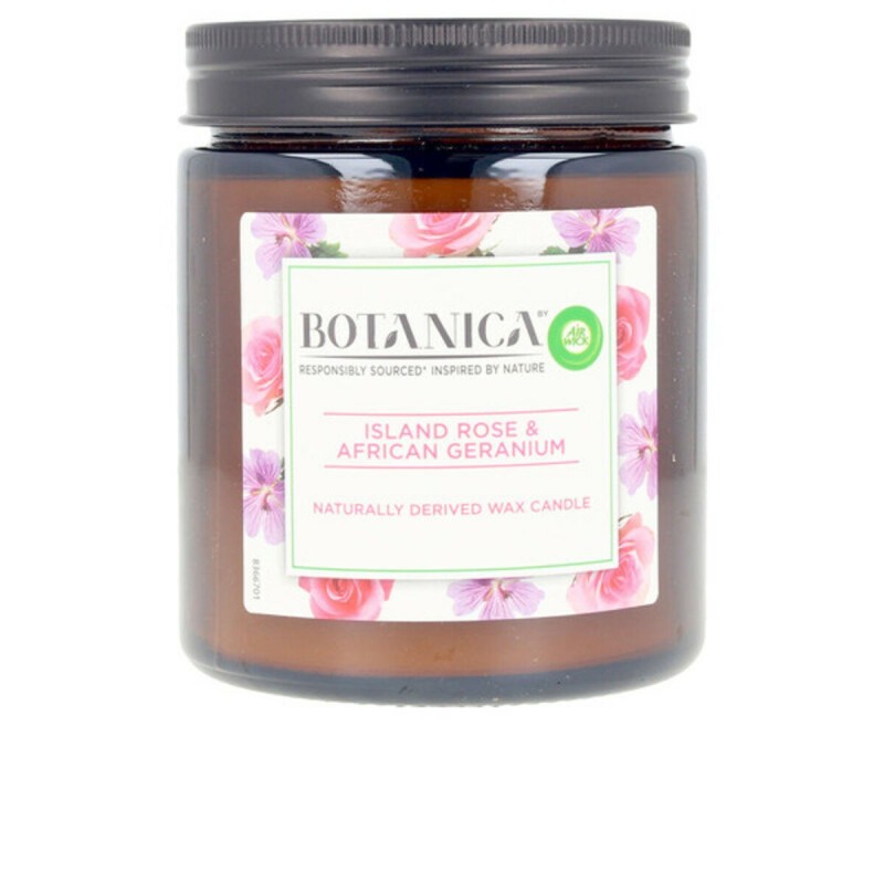 Bougie Parfumée Botanica Rose & African Geranium Air Wick (205 g) - Acheter à 5,62 € seulement chez Collector's Boutique