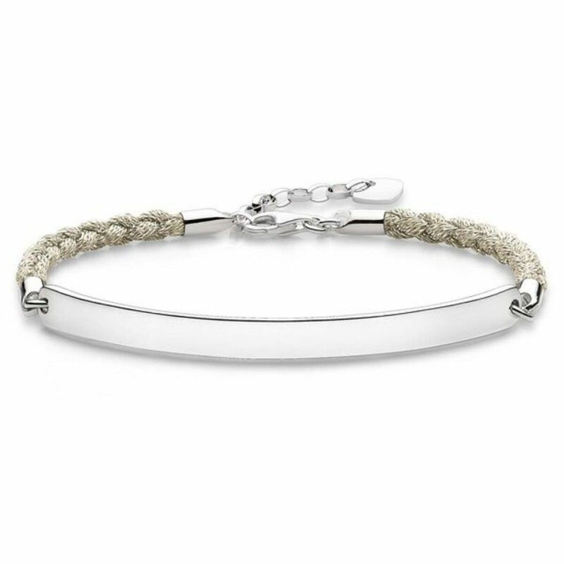 Bracelet Femme Thomas Sabo LBA0029-173-19 Blanc Argent Argenté - Acheter à 58,98 € seulement chez Collector's Boutique