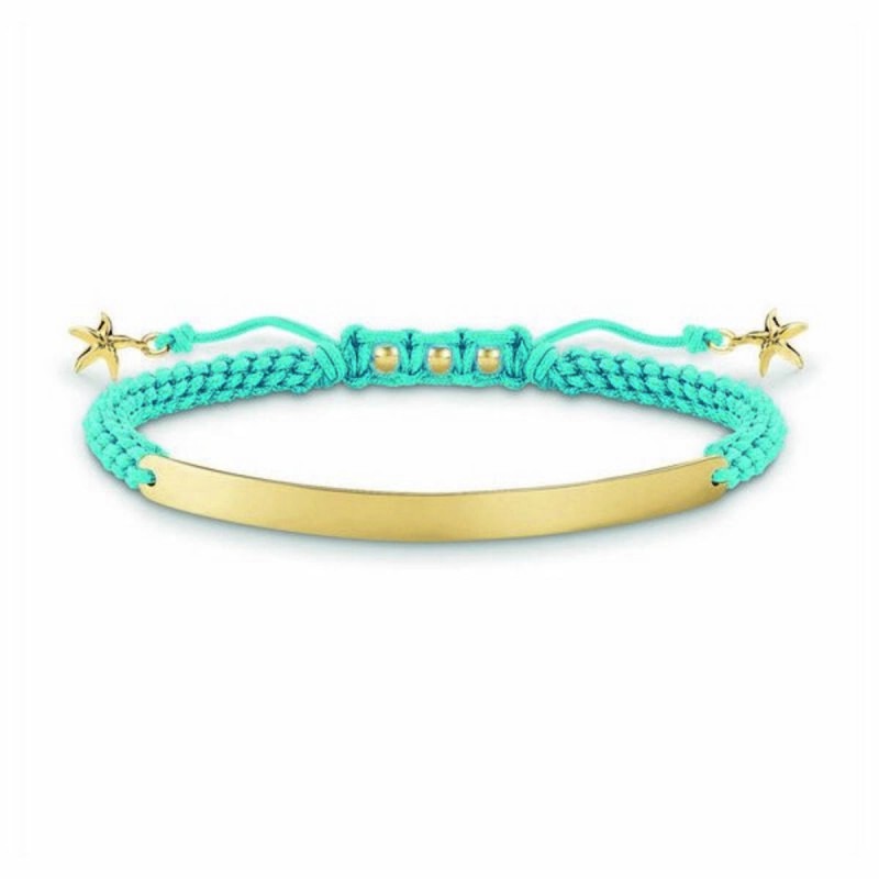 Bracelet Femme Thomas Sabo LBA0060-848-1 Bleu Argent Doré - Acheter à 65,68 € seulement chez Collector's Boutique