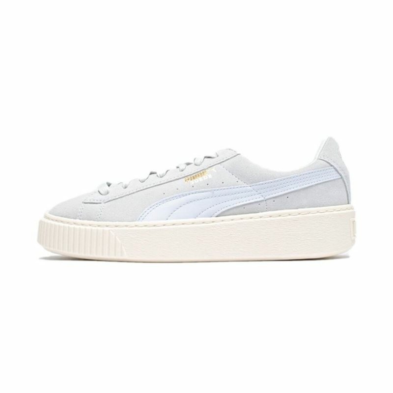 Chaussures de sport pour femme Puma Suede Platform Gris clair - Acheter à 79,45 € seulement chez Collector's Boutique