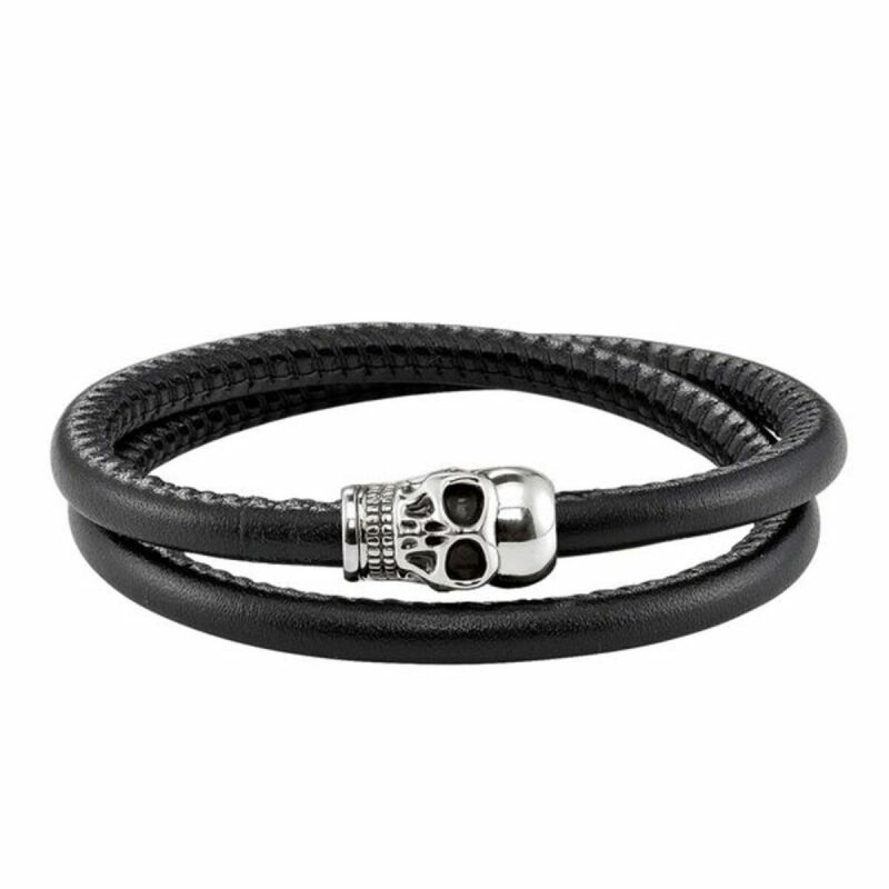 Bracelet Unisexe Thomas Sabo UB0010-825-11 Noir Argent Argenté - Acheter à 87,28 € seulement chez Collector's Boutique