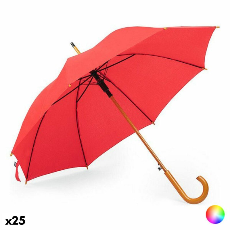 Parapluie 146316 Bois Plastique recyclé (25 Unités) - Acheter à 161,21 € seulement chez Collector's Boutique