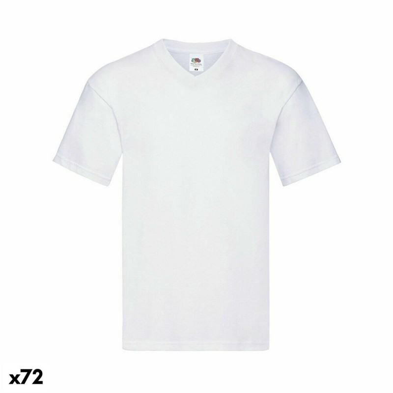 T-shirt à manches courtes unisex 141318 100 % coton Blanc (72 Unités) - Acheter à 207,62 € seulement chez Collector's Boutique