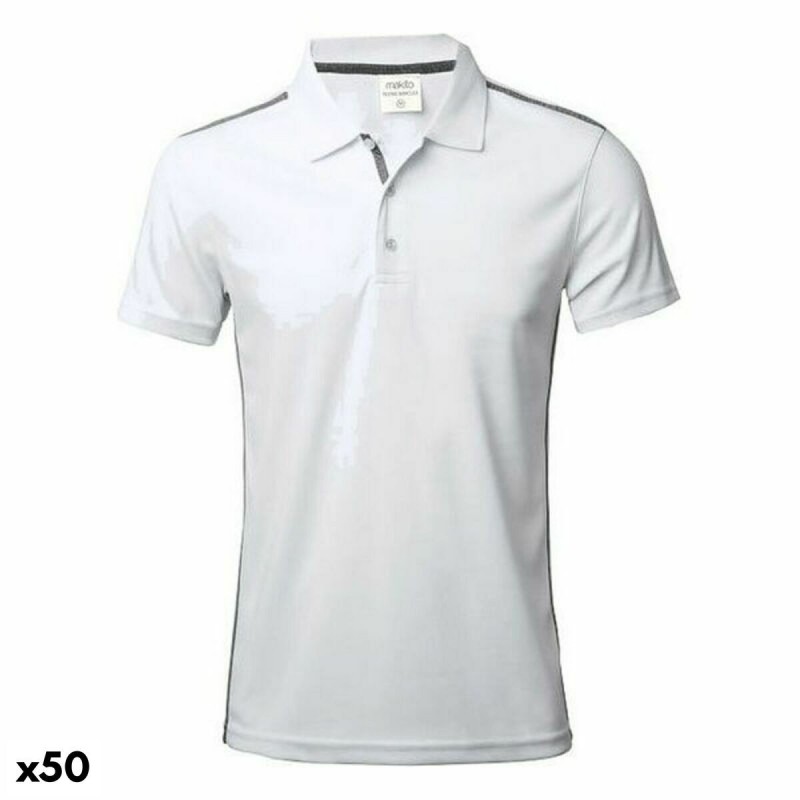 Polo à manches courtes homme 146460 Blanc (50 Unités) - Acheter à 210,12 € seulement chez Collector's Boutique