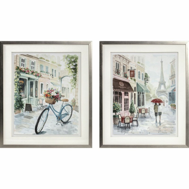 Cadre DKD Home Decor Paris (50 x 3 x 60 cm) (2 Unités) - Acheter à 67,34 € seulement chez Collector's Boutique