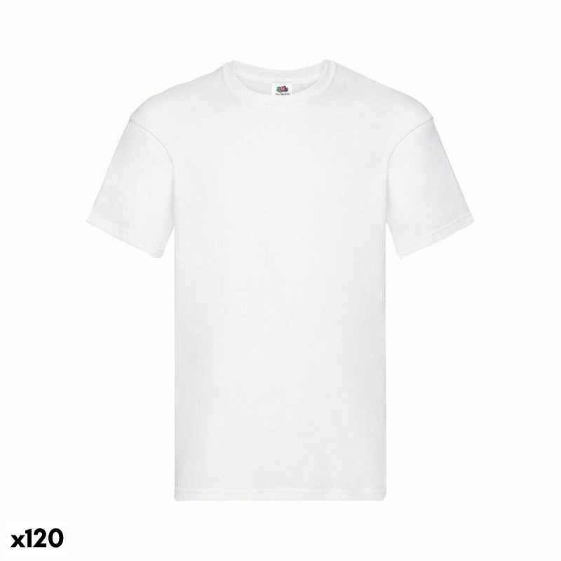 T-shirt à manches courtes unisex 141332 100 % coton Blanc (120 Unités) - Acheter à 251,80 € seulement chez Collector's Boutique