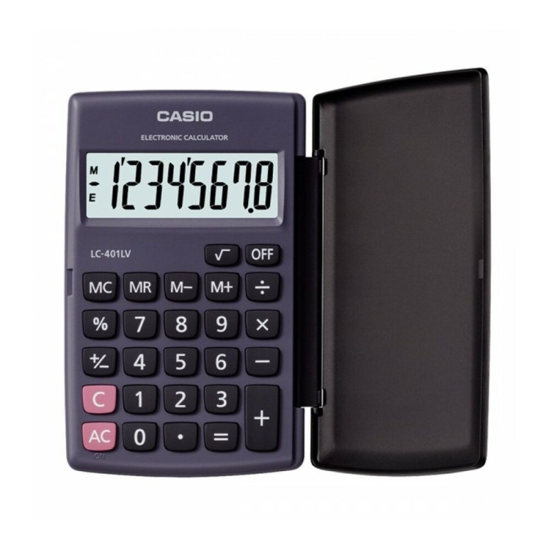 Calculatrice Casio LC-401LV-BK Noir Résine (10 x 6 cm) - Acheter à 9,34 € seulement chez Collector's Boutique