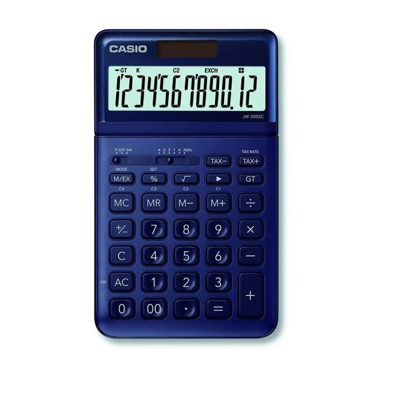 Calculatrice Casio JW-200SC-NY Bleu Plastique (18,3 x 10,9 x 1 cm) - Acheter à 22,22 € seulement chez Collector's Boutique