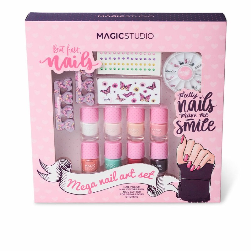 Kit de maquillage pour enfant Magic Studio Mega Nail Art 13 Pièces - Acheter à 12,04 € seulement chez Collector's Boutique