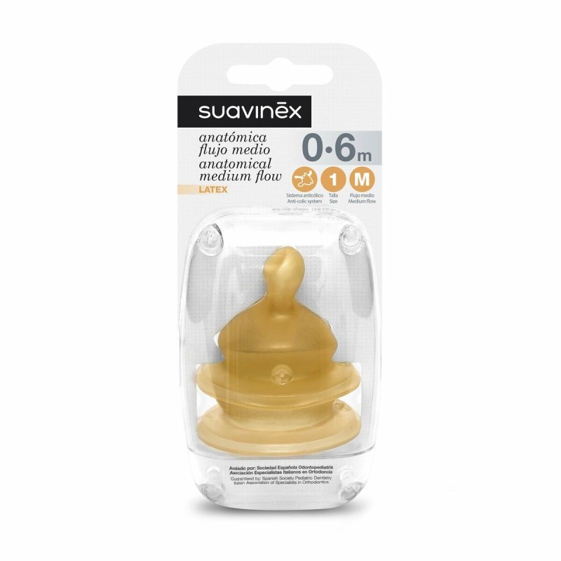 Tétine Suavinex 0-6 Mois 2 Unités (2 Unités) - Acheter à 9,03 € seulement chez Collector's Boutique