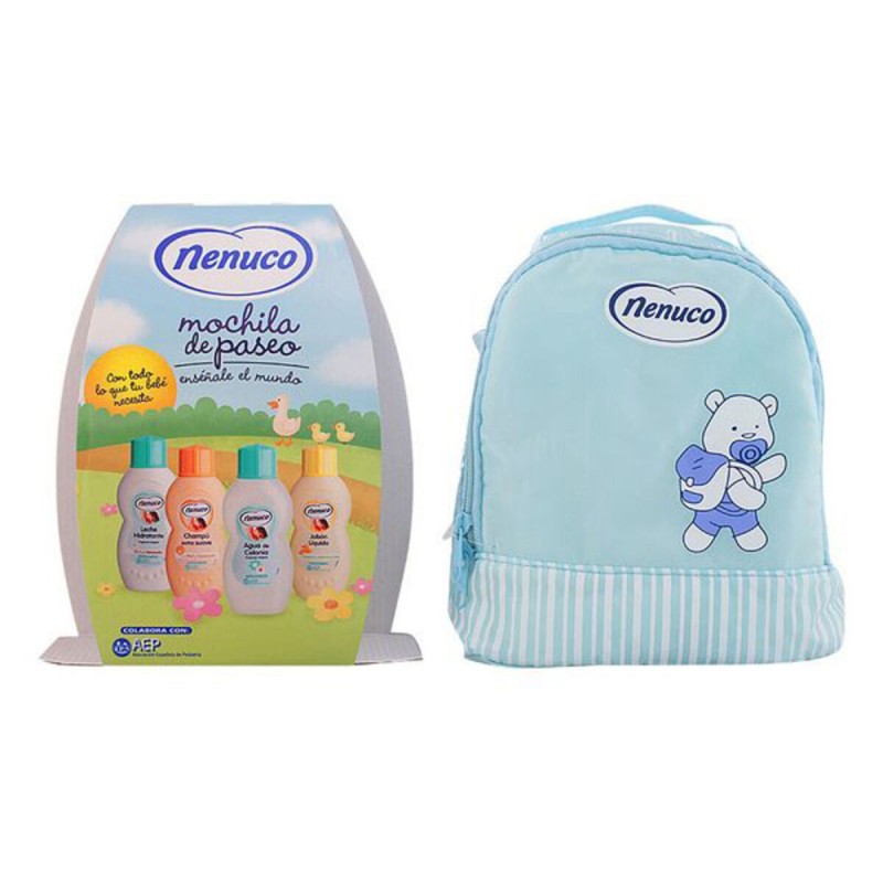 Ensemble de Bain Pour Bébé Nenuco 19409 (4 pcs) Bleu - Acheter à 17,66 € seulement chez Collector's Boutique