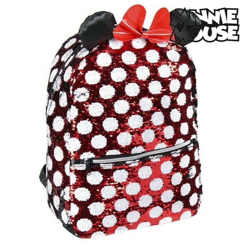 Cartable Minnie Mouse Paillettes Rouge Noir - Acheter à 17,74 € seulement chez Collector's Boutique