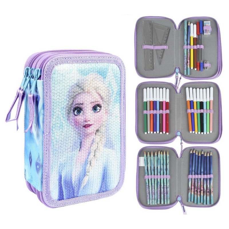 Pochette à crayons triple Gioto Frozen - Acheter à 19,57 € seulement chez Collector's Boutique