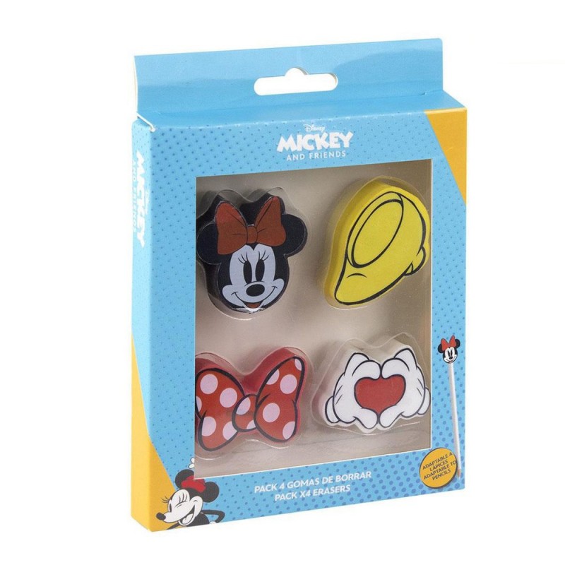 Ensemble de Gommes Minnie Mouse (4 pcs) - Acheter à 3,01 € seulement chez Collector's Boutique