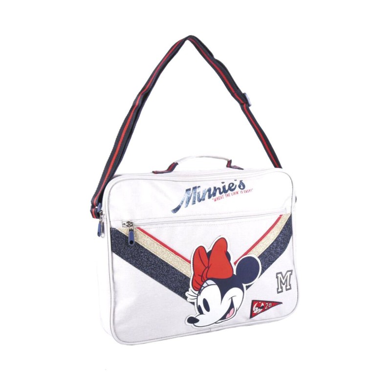 Cartable d'école Minnie Mouse Gris clair (29 x 60 x 38 cm) - Acheter à 15,05 € seulement chez Collector's Boutique