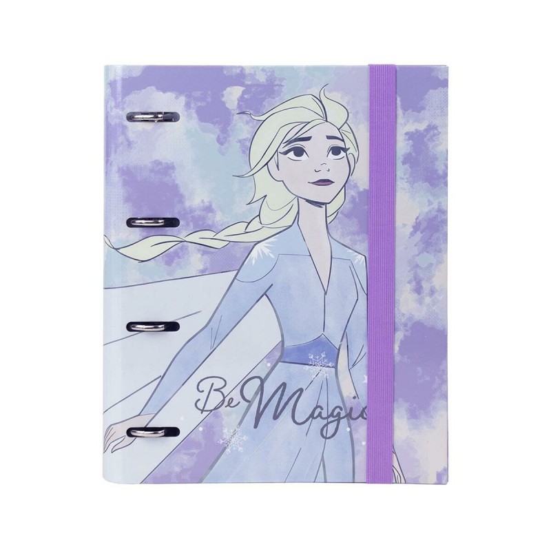 Reliure à anneaux Frozen A4 Lila (26 x 32 x 4 cm) - Acheter à 8,70 € seulement chez Collector's Boutique